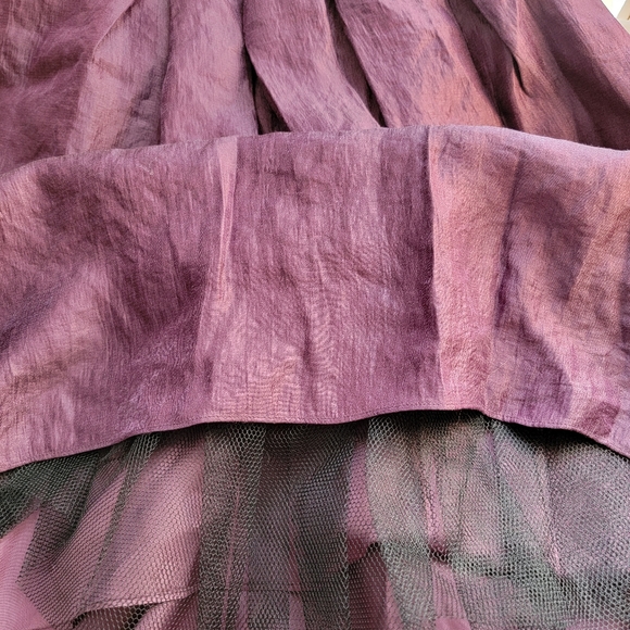 Women's Purple Party Dress - Picture 4 of 4